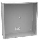 18186-SC1-NK - 18X6X18 Screw Cover Type 1 Ul Listed Steel No Knockouts Ansi 61 Gray Cover With Teardrop Slots Mounting Holes In Back